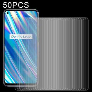 For OPPO Realme Q3 5G / Q3i 5G 50 PCS 0.26mm 9H 2.5D Tempered Glass Film