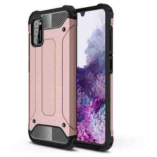 For Samsung Galaxy A02s US Version Magic Armor TPU + PC Combination Case(Rose Gold)