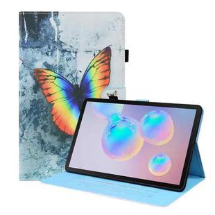 For Samsung Galaxy Tab S8 / Galaxy Tab S7 2020 SM-T870 / SM-T875 Animal Pattern Horizontal Flip Leather Case with Holder & Card Slots & Photo Frame(Color Butterfly)