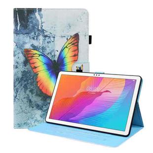 For Huawei MatePad T 10 / T 10s / Honor Enjoy 2 10.1 Animal Pattern Horizontal Flip Leather Case with Holder & Card Slots & Photo Frame(Color Butterfly)