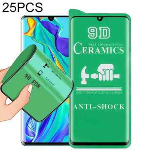 For Huawei P30 Pro 25 PCS 9D Full Screen Full Glue Ceramic Film