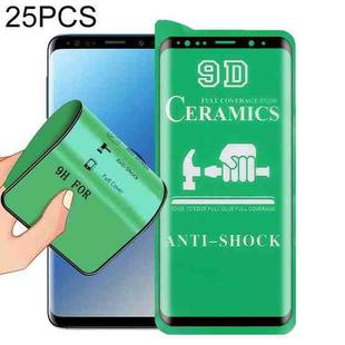 For Samsung Galaxy S9 25 PCS 9D Full Screen Full Glue Ceramic Film