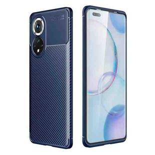 For Honor 50 Pro Carbon Fiber Texture Shockproof TPU Case(Blue)