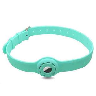 Pet Collar Anti-scratch Shockproof Silicone Protective Cover Case For AirTag(Mint Green)