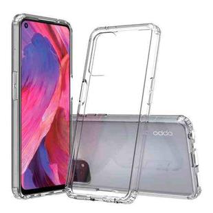 For OPPO A74 5G / A54 5G Shockproof Scratchproof TPU + Acrylic Protective Case(Transparent)