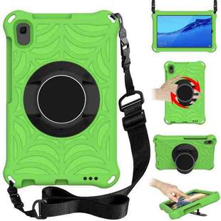 For Huawei MediaPad M5 Lite 8.0 inch Spider King EVA Protective Case with Adjustable Shoulder Strap & Holder(Green)