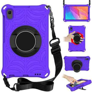 For Huawei MatePad T 8 8.0 inch Spider King EVA Protective Case with Adjustable Shoulder Strap & Holder(Purple)