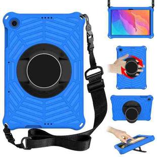 For Huawei MatePad T 10 / T 10s Spider King EVA Protective Case with Adjustable Shoulder Strap & Holder(Blue)