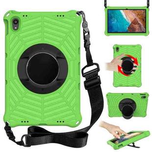 For Lenovo Tab P11 TB-J606F / XiaoXin Pad 11 Spider King EVA Protective Case with Adjustable Shoulder Strap & Holder(Green)