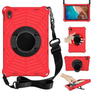 For Lenovo Tab P11 TB-J606F / XiaoXin Pad 11 Spider King EVA Protective Case with Adjustable Shoulder Strap & Holder(Red)