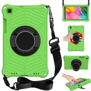 For Samsung Galaxy Tab A 8.0 2019 SM-T290 / SM-T295 Spider King EVA Protective Case with Adjustable Shoulder Strap & Holder(Green)