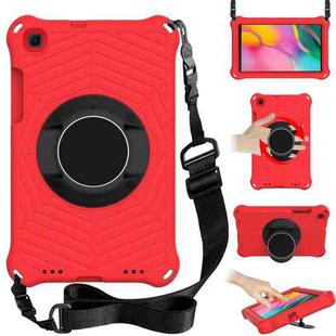 For Samsung Galaxy Tab A 8.0 2019 SM-T290 / SM-T295 Spider King EVA Protective Case with Adjustable Shoulder Strap & Holder(Red)