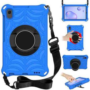 For Samsung Galaxy Tab A 8.4 2020 SM-T307U Spider King EVA Protective Case with Adjustable Shoulder Strap & Holder(Blue)