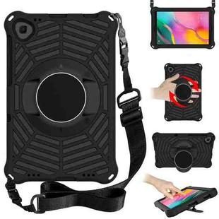 For Samsung Galaxy Tab A 10.1 2019 SM-T515 / SM-T510 & Lenovo Tab M10 FHD Plus 2nd Gen 10.3 inch TB-X606 Spider King EVA Protective Case with Adjustable Shoulder Strap & Holder(Black)