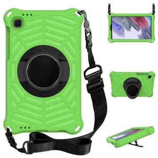 For Samsung Galaxy Tab A7 Lite 8.7 SM-T220 / SM-T225 Spider King EVA Protective Case with Adjustable Shoulder Strap & Holder(Green)