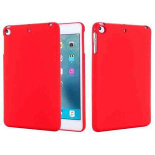 Solid Color Liquid Silicone Dropproof Full Coverage Protective Case For iPad mini 5 / mini 4(Red)