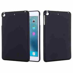 Solid Color Liquid Silicone Dropproof Full Coverage Protective Case For iPad mini 5 / mini 4(Black)