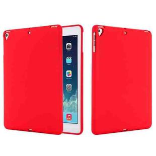 Solid Color Liquid Silicone Dropproof Full Coverage Protective Case For iPad Air / 9.7 2017 / 9.7 2018 / Pro 9.7(Red)