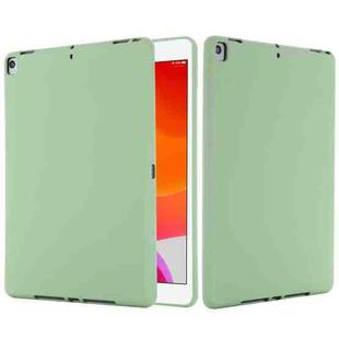 Solid Color Liquid Silicone Dropproof Full Coverage Protective Case For iPad 10.2 2019 / 10.2 2020 / 10.2 2021 / Pro 10.5 2017 / Air 10.5 2019(Green)