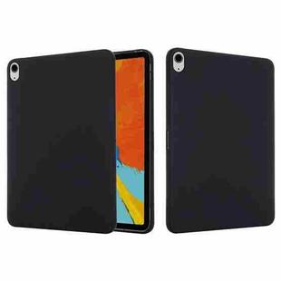 Solid Color Liquid Silicone Shockpoof Tablet Case For iPad Air 2022 / 2020 10.9(Black)