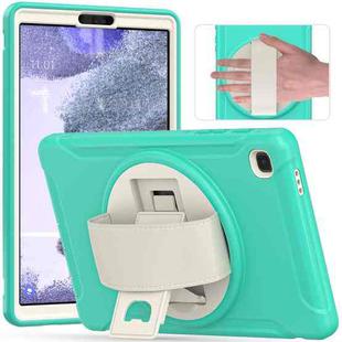 For Samsung Galaxy A7 Lite T220 / T225 360 Degree Rotation PC + TPU Protective Case with Holder & Hand-strap(Mint Green)