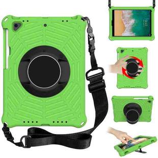 Spider King EVA Protective Case with Adjustable Shoulder Strap & Holder & Pen Slot For iPad 9.7 2018 & 2017 / Pro 9.7 / Air 2 / Air(Green)