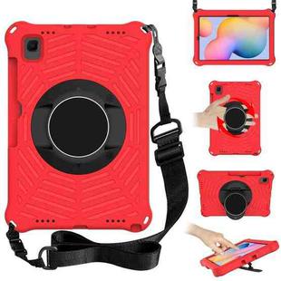 Spider King EVA Protective Case with Adjustable Shoulder Strap & Holder & Pen Slot For Samsung Galaxy Tab S6 Lite SM-P610 / SM-P615(Red)