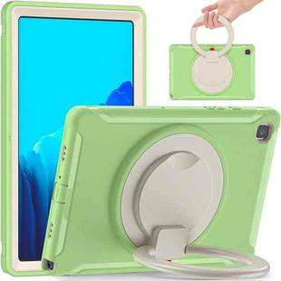 Shockproof TPU + PC Protective Case with 360 Degree Rotation Foldable Handle Grip Holder & Pen Slot For Samsung Galaxy Tab A7 10.4 2020 T500(Matcha Green)