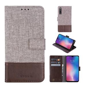For Xiaomi Mi 9 SE MUXMA MX102 Horizontal Flip Canvas Leather Case with Stand & Card Slot & Wallet Function(Brown)