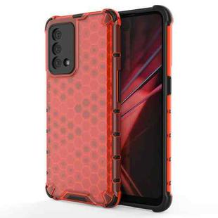 For OPPO K9 Shockproof Honeycomb PC + TPU Protective Case(Red)
