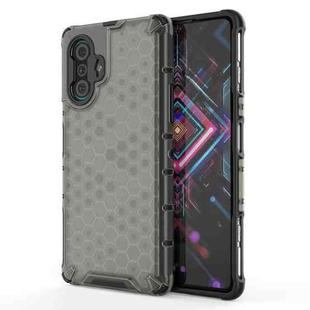 For Xiaomi Redmi K40 Gaming Shockproof Honeycomb PC + TPU Protective Case(Black)