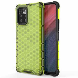 For Xiaomi Redmi Note 10 Pro 5G Shockproof Honeycomb PC + TPU Protective Case(Green)