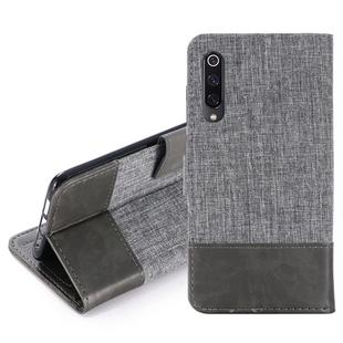 For Xiaomi Mi 9 MUXMA MX102 Horizontal Flip Canvas Leather Case with Stand & Card Slot & Wallet Function(Grey)