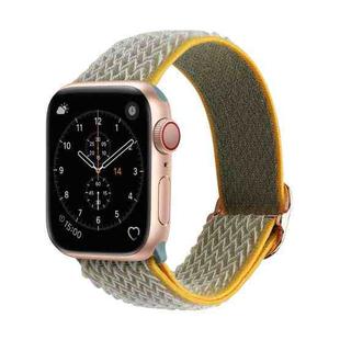 Wave Texture Nylon Watch Band For Apple Watch Series 7 41mm / 6 & SE & 5 & 4 40mm / 3 & 2 & 1 38mm(Sunny)