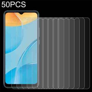 For OPPO A35 / A54S 50 PCS 0.26mm 9H 2.5D Tempered Glass Film