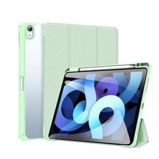 DUX DUCIS TOBY Series Shockproof PU Leather + PC + TPU Horizontal Flip Case with Holder & Pen Slot & Sleep / Wake-up Function For iPad Air 2022 / 2020 10.9(Green)