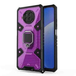 For Xiaomi Mi 10T Lite 5G Space PC+TPU Ring Holder Protective Case(Purple)