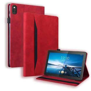 For Lenovo M10 FHD REL TB-X605FC / TB-X605LC Business Shockproof Horizontal Flip Leather Case with Holder & Card Slots & Photo Frame & Pen Slot & Sleep / Wake-up Function(Red)