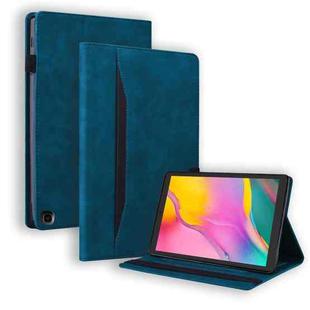 For Amazon Fire HD 10 2023 / 10 Plus 2021 Business Shockproof Horizontal Flip Leather Case with Holder & Card Slots & Photo Frame & Pen Slot & Sleep / Wake-up Function(Blue)