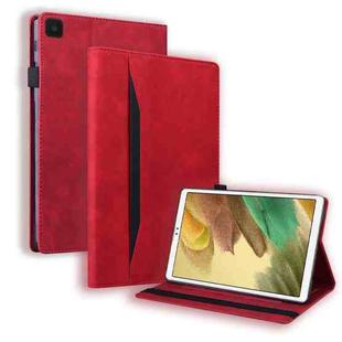 For Samsung Galaxy Tab A7 Lite 8.7 SM-T220 / SM-T225 Business Shockproof Horizontal Flip Leather Case with Holder & Card Slots & Photo Frame & Pen Slot(Red)