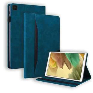 For Samsung Galaxy Tab A7 Lite 8.7 SM-T220 / SM-T225 Business Shockproof Horizontal Flip Leather Case with Holder & Card Slots & Photo Frame & Pen Slot(Blue)