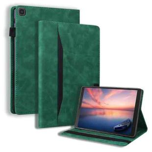 For Samsung Galaxy Tab A 8.0 2019 SM-T290 / SM-T295 Business Shockproof Horizontal Flip Leather Case with Holder & Card Slots & Photo Frame & Pen Slot(Green)
