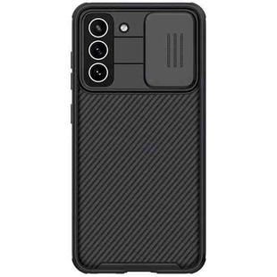 For Samsung Galaxy S21 FE 5G NILLKIN Black Mirror Pro Series Camshield Full Coverage Dust-proof Scratch Resistant Phone Case(Black)