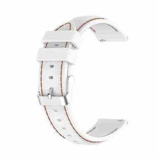 For Huawei Watch 3 / 3 Pro 22mm Silicone Watch Band(White)