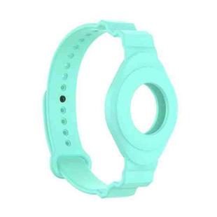 Armor Silicone Strap Watchband for Apple Airtag, Size: One Size(Mint Green)