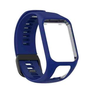 For Tomtom 4 Silicone Watch Band(Dark Blue)