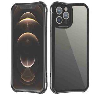 For iPhone 11 Pro LESUDESIGN Wolf Totem Series Transparent Acrylic Anti-fall Protective Case (Black)