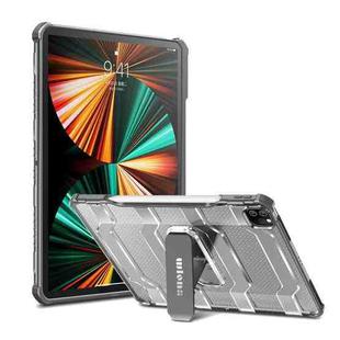 For iPad Pro 12.9 2022 / 2021 / 2020 / 2018 wlons Explorer Series PC + TPU Protective Tablet Case with Folding Holder(Gray)