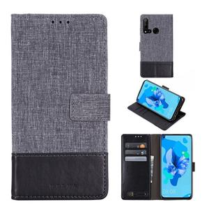 For Huawei P20 Lite (2019) MUXMA MX102 Horizontal Flip Canvas Leather Case with Stand & Card Slot & Wallet Function(Black)