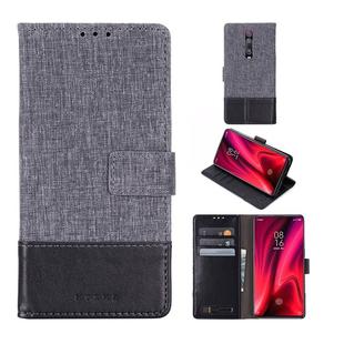 For Xiaomi Redmi K20 MUXMA MX102 Horizontal Flip Canvas Leather Case with Stand & Card Slot & Wallet Function(Black)